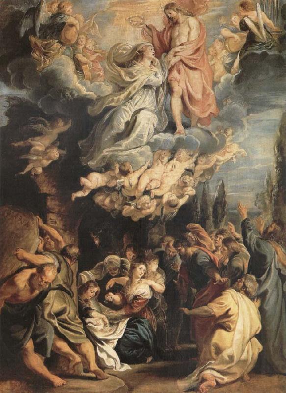 Peter Paul Rubens The Coronacion of the Virgin one Germany oil painting art